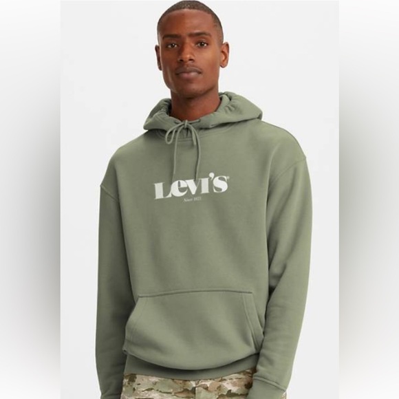 Levi's Men’s Green Hoodie - Picture 1 of 3